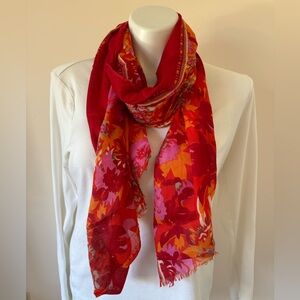 Jjill floral scarf